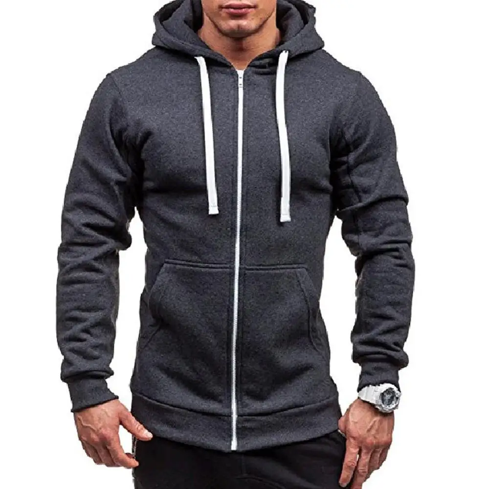 

2020 neueste HeiÃŸe Herbst Winter Mode Fleece Hoodie Herren BeilÃ¤ufige DÃ¼nne Thermische GefÃ¼ttert Kapuze Jacke Sweatshirt Zip Obe