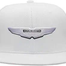 Aston-Martin-логотип-унисекс Молодежная винтажная Кепка с плоскими полями Бейсболка с шестью панелями