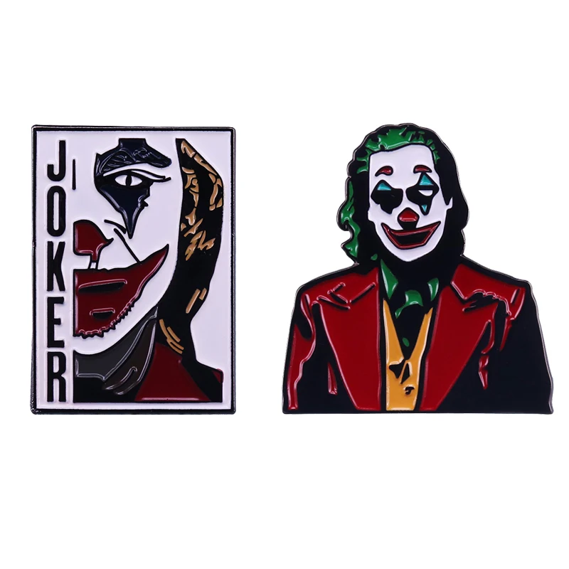 

P4712 Dongmanli Clown Movie Figures Creative Metal Brooch Enamel Pin Badge Backpack Bag Collar Lapel Jewelry