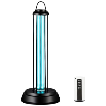 

Germicidal Light 60W Ozone Lamp Portable Disinfection,Remote Control Third Gear Timing, 10S Delay Start (US Plug)