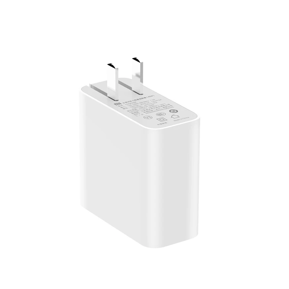 Xiaomi USB-C зарядное устройство 45 Вт адаптер питания со складной вилкой США QC3.0 Мини Портативный настенный PD2.0 дорожное зарядное устройство 100-240 В для Macbook
