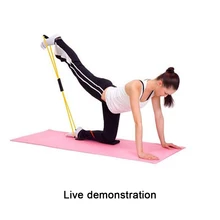 Латекс 8 символов вытяжная верёвка из восьми-персонаж Съемник расширителей грудной клетки для пилатеса йоги ралли поставки Фитнес аксессуары 4