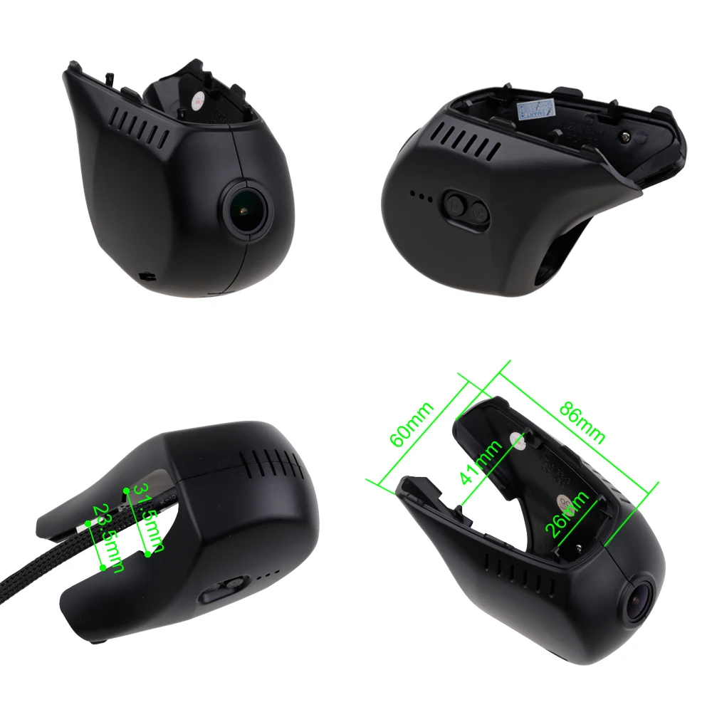 SINOSMART Novatek 96658 автомобильный Wifi DVR камера для Tesla P85 модель X модель S приложение управление SONY IMX323