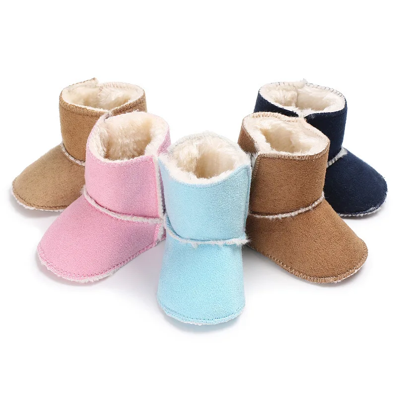 

Hai shen Yue Winter Models 0-1-Year-Old Men And Women Baby Shoes Multi-color Resin Sole Warm Snow Boots Babies' Toddler Shoes