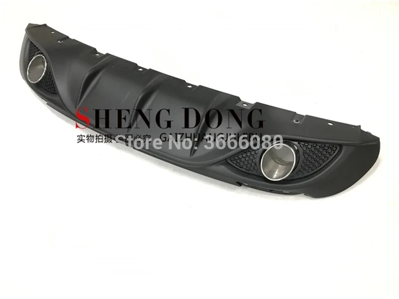 SHCHCG для Alfa Romeo Giulia Sedan 4 двери Авто Высокое качество Черный PP задний бампер для губ задний спойлер