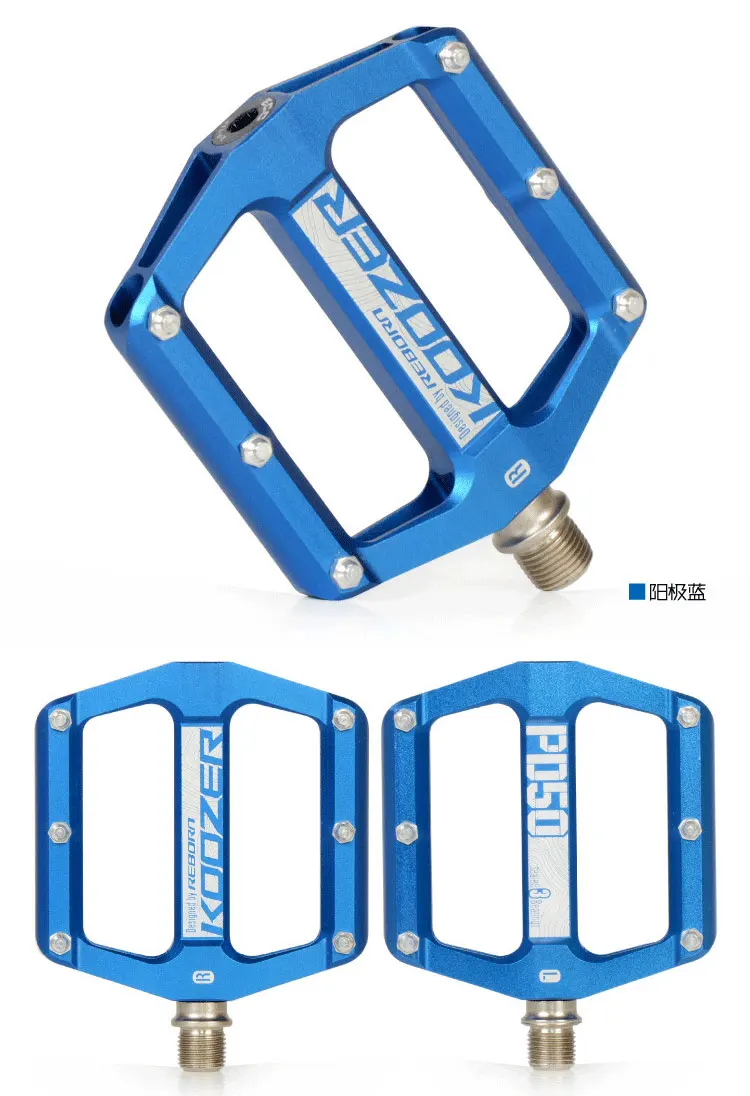 Radfahren алюминиевый легиер педали Bicicleta горный Fahrrad педаль Flache XC TR AM FR DH KOOZER PD50 велосипедные педали