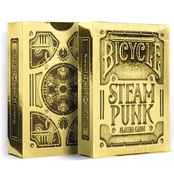 

Bicycle Gold Steampunk Playing Cards Deck Magic Regular Playing Cards poker Standard Decks Magic Trick