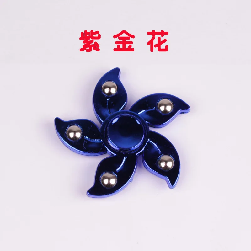 Wu zhu Спиннер-Спиннер мраморный ручной Спиннер стальной шар пятиконечный стальной шар спиральный Спиннер-Спиннер для взрослых игрушка для снижения давления