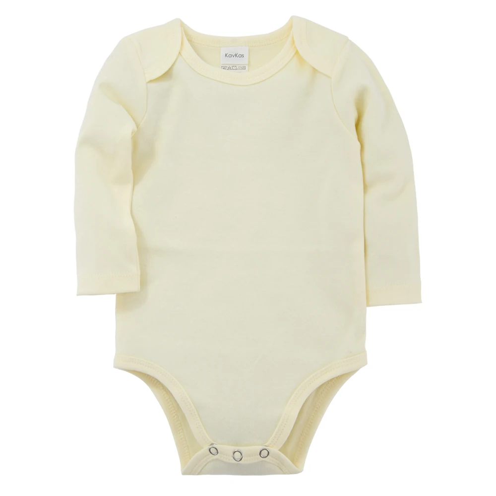 Kavkas/Новинка, боди для маленьких девочек, хлопковая одежда с длинными рукавами для маленьких мальчиков от 0 до 24 месяцев, боди для новорожденных, bebe Одежда для младенцев, Jumpuits Roupas - Цвет: HY2396