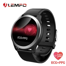 LEMFO ЭКГ PPG умные часы с электрокардиографом ЭКГ дисплей пульсометр артериального давления IP68 Водонепроницаемый для мужчин и женщин