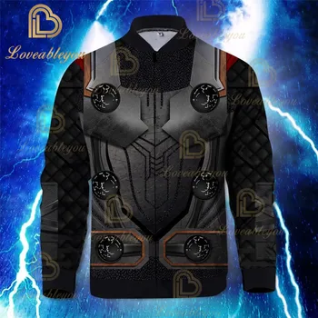 

The Avengers Sweatshirts Superhero Jackets Men Women Top Coat Cosplay Costumes