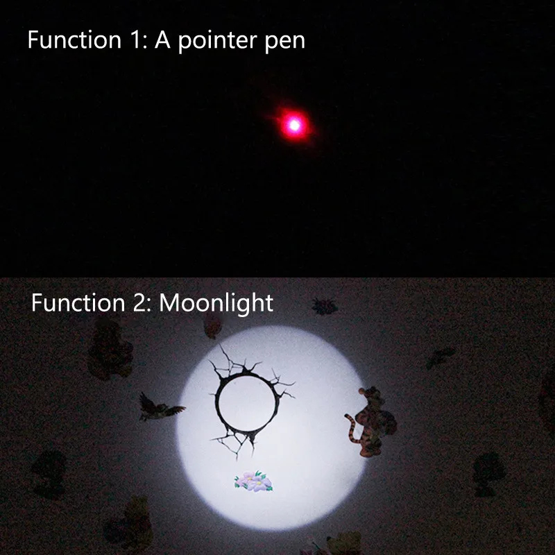Laser Pointer 3 In 1 Mini Laser Pointer Flashlight LED Flashlight Pen Tool for Cat Chase Training Toys