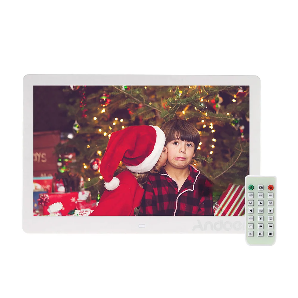 

Andoer 13 Inch 1080P LED Digital Photo Picture Frame High Resolution 1920*1080 Advertising with Remote Control Gift Present