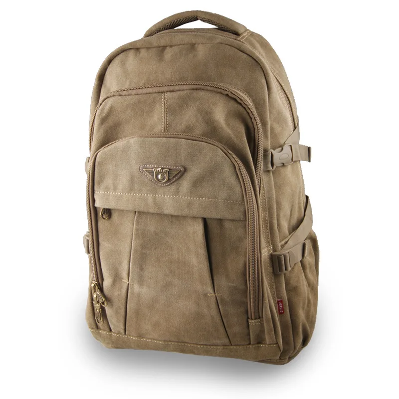 

Canvas Backpack Korean-style Travel Bag Large Capacity Casual Computer Backpack Fashion Schoolbag