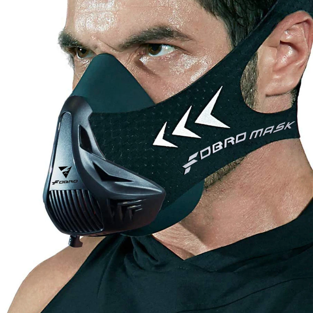 FDBRO sport maska elewacja Running Fitness Pack styl czarny duża wysokość szkolenia Fit sport maska 2.0 maska tkaniny darmowa wysyłka