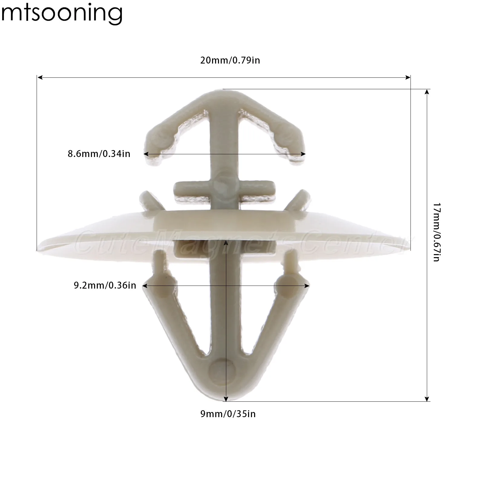 Lot De 50 Clips De Pare-chocs Pour Renault Trafic, Master, Kangoo, Opel Vivaro, Etc.