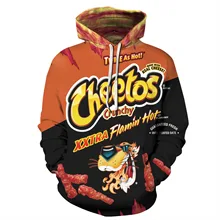 2021 men women 3d hoodies engraçado carta de alimentos cheetos impressão pulôver com capuz outono e inverno camisolas moda jaqueta