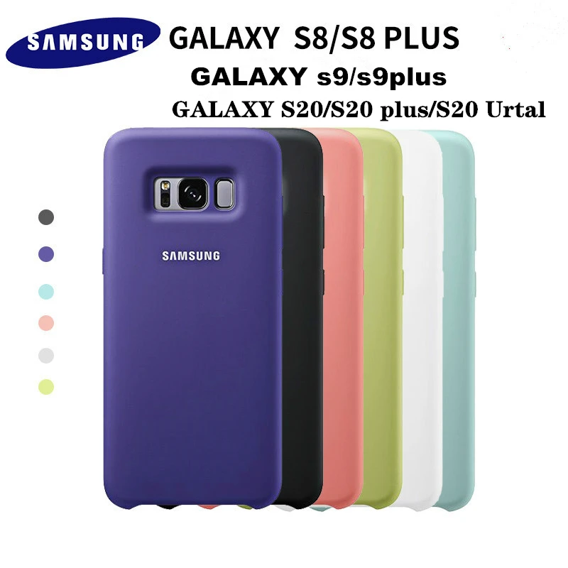 

Original Samsung Liquid Soft Silicone Case Cover for Galaxy S8 S8 PLUS S9 S9 PLUS S20 S20 plus S20 Urtal Anti-knock Back Cover