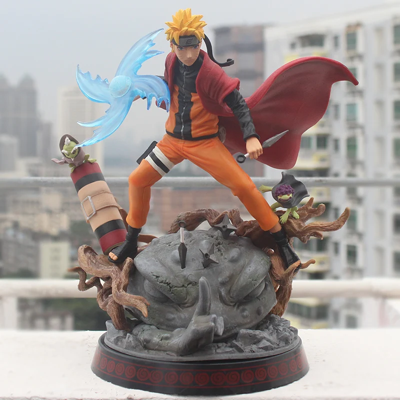 US $58.27 29cm Anime Naruto Gk Statue Uzumaki Naruto Sennin Mode Version Pvc Collection Model Figure