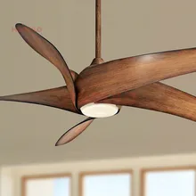 HOOLILO High Quality 60inch Size Light Wave Wood Free Shipping Led Ceiling Fan with Remote Control 110V 220V Modern Ceiling Fan