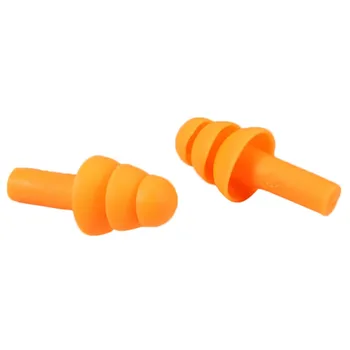 

New 6 Pairs Sleeping Ear Plugs Waterproof Reusable Soft Silicone Noise Reduction Protective Earplugs For Snoring Swimming