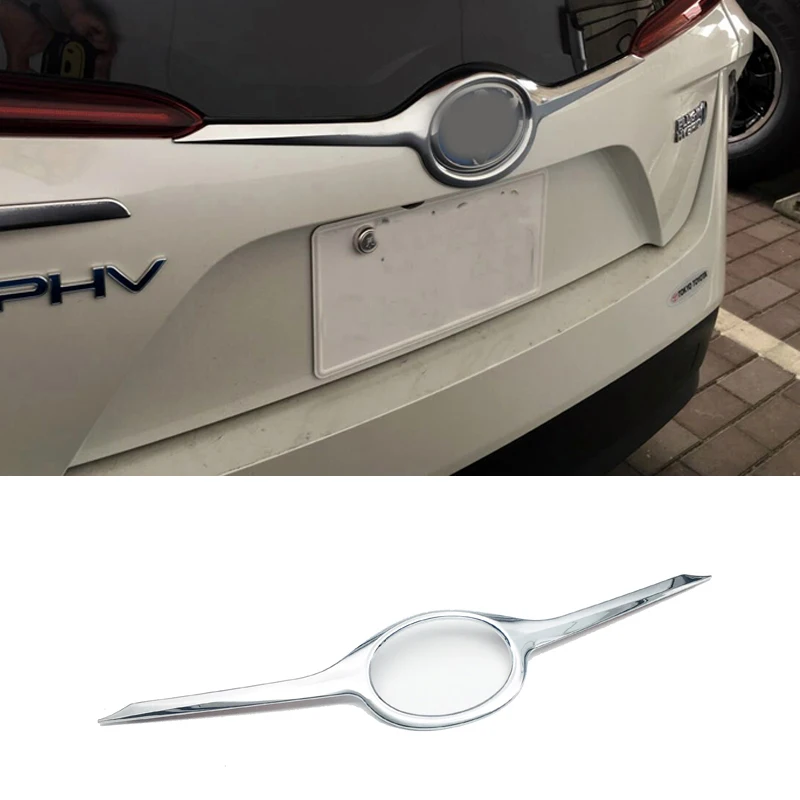 Накладка на заднюю крышку багажника для Toyota Prius Prime PHV 2017 2018 2019 ABS декоративная