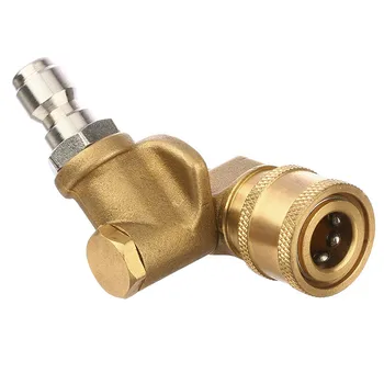 

High Pressure Washer Nozzle Tips Wand Pivot Coupler Power Spray Kit 4500 PSI Easy to connect and remove resistant to oxidation