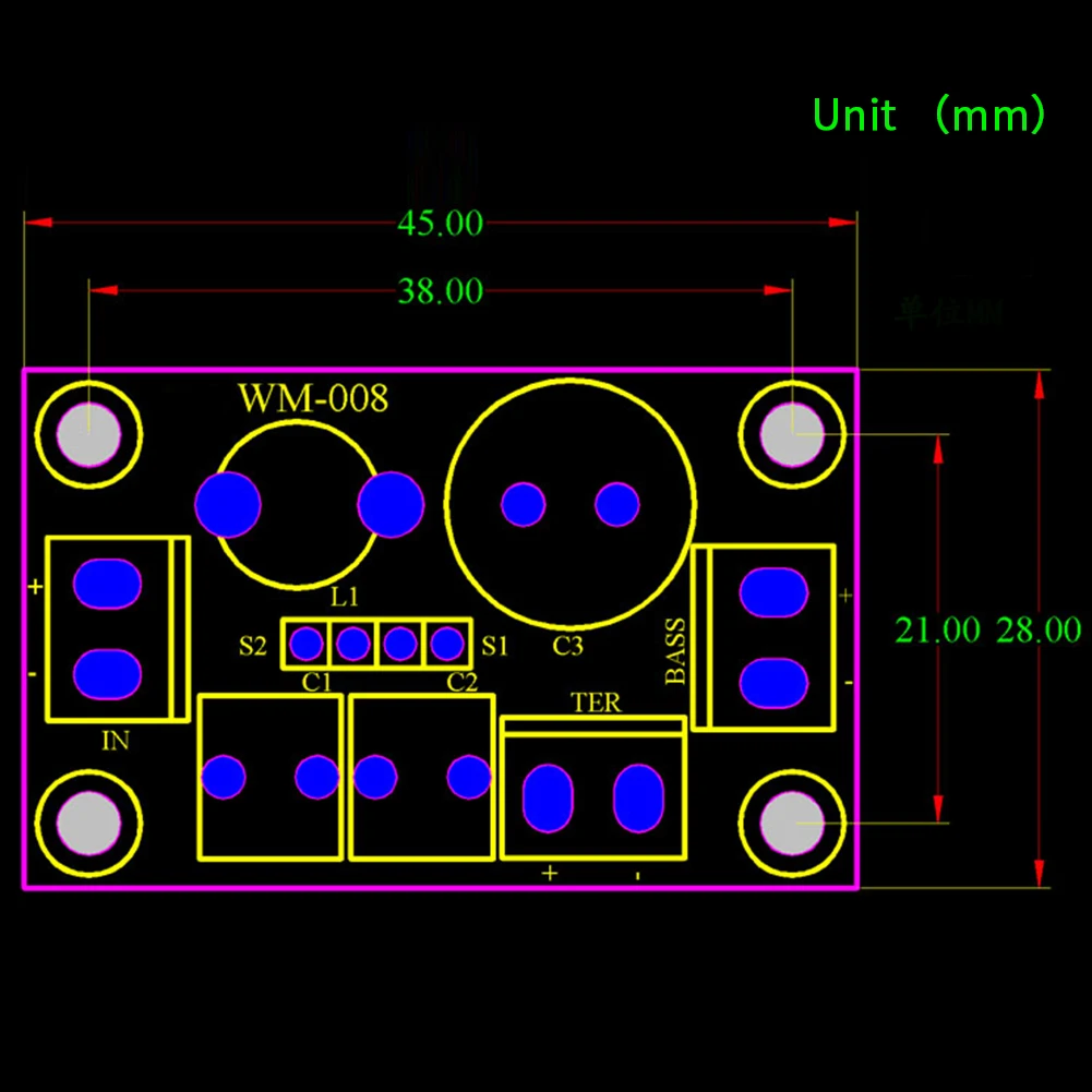 DIY Регулируемый HIFI динамик портативный вч бас аудио аксессуары делитель частоты 2 пути домашний кроссовер легко установить звук