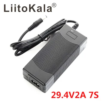 

LiitoKala High quality 29.4V 2A 7S electric bike lithium battery charger for 24V 2A lithium battery pack connector charger