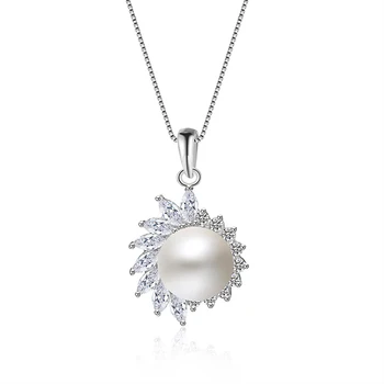 

Dorado 925 Sterling Silver Necklace Freshwater Pearl Pendant Necklace Women Jewelry Chain Birthstone Jewelry