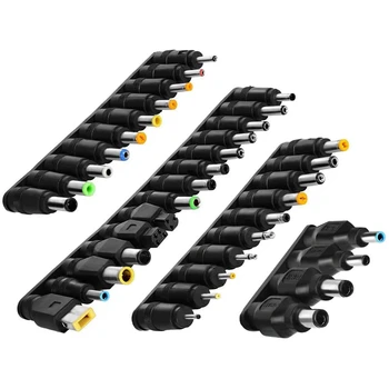 

Laptop DC Power Adapter Kits 38PCS Universal 5.5 mm x 2.1 mm DC AC Power Adapter Tips Connector for Lenovo Power