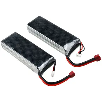 

2X 5000mAh 3S 11.1V 30C Li-Po Battery Pack RC Airplane Boat Deans Plug
