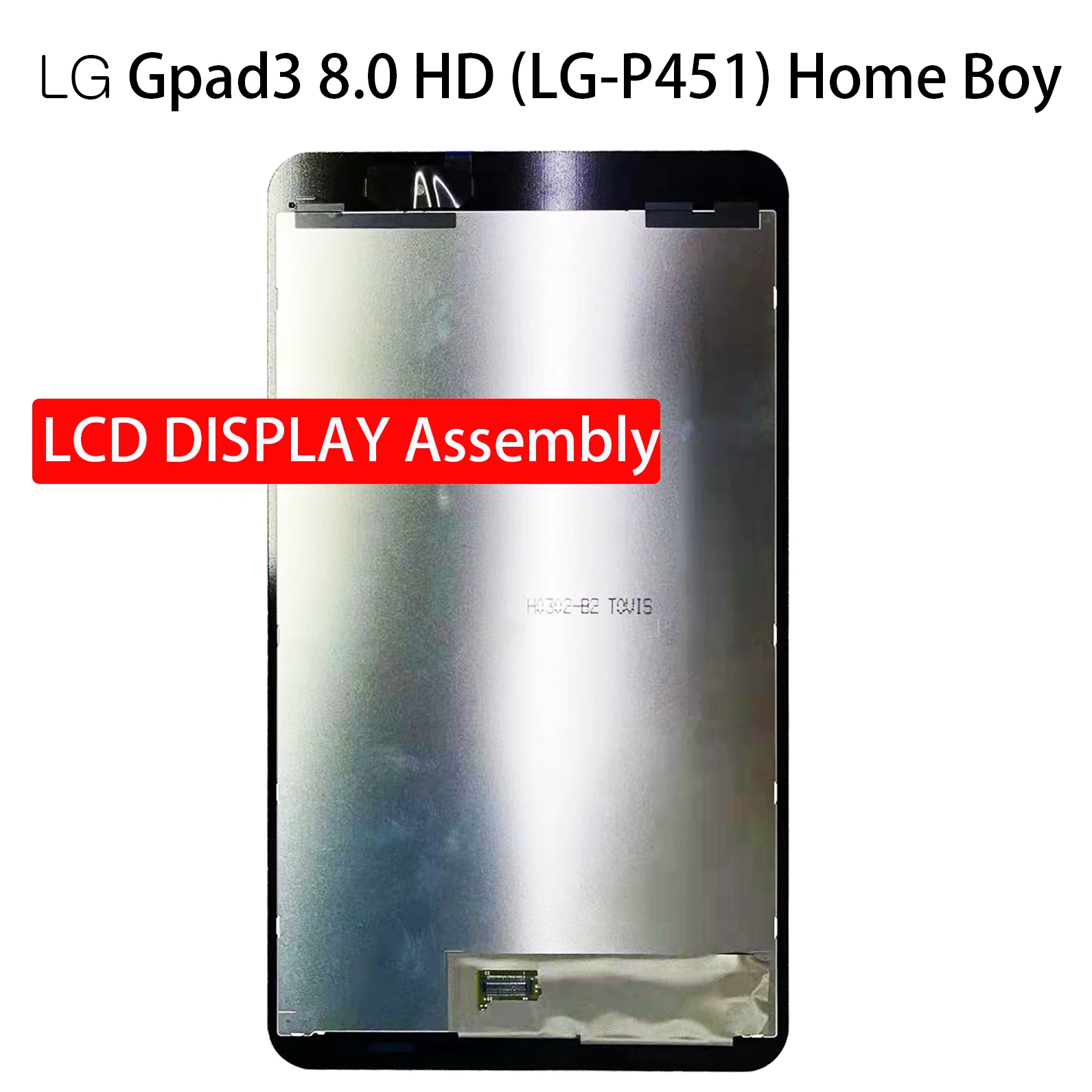 Display Lcd Original Tela de 8.0 Polegadas Peça de Reposição para lg Gpad3
