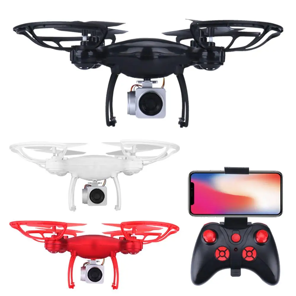 1080P HD Camera Drone FPV WIFI Real-time Transmission RC Quadcopter 3 Modes Speed One-key Return Altitude Hold 4-axis Dron Gift