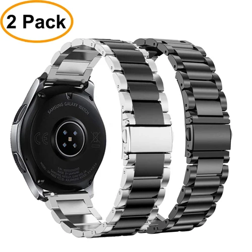 Huawei watch gt ремешок для samsung galaxy watch 46 мм active S3 Frontier/классический ремешок для часов металлический браслет ремень+ пленка+ инструмент - Цвет ремешка: 7