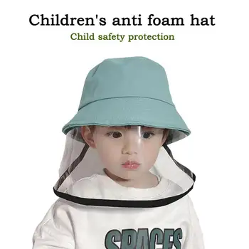 

Children Protective Mask Visor Protection Mask Hat anti foam hat mask UV protection mask protective basin hat