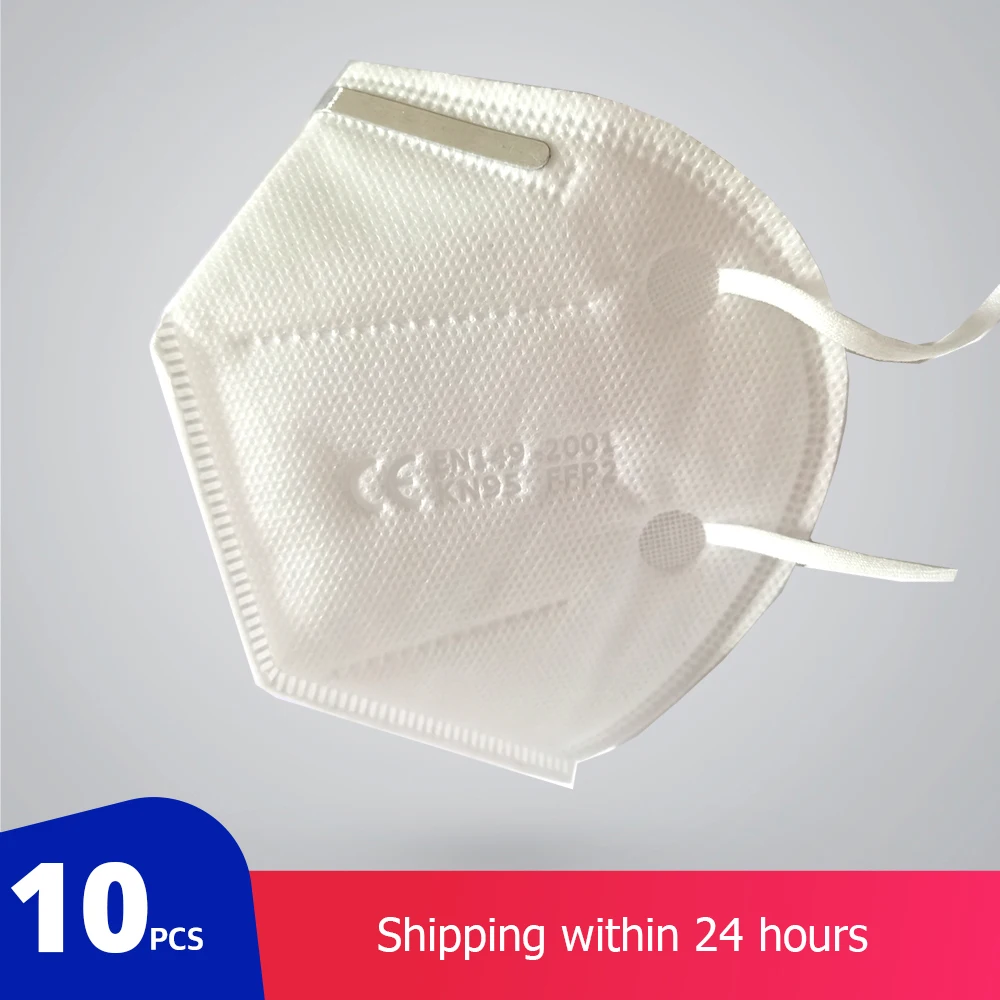 

10Pcs FFP2 Mask Anti Dust KN95 Face Mask PM2.5 Protective 95% Filtration Anti Influenza Against Droplet N95 Mouth Cover
