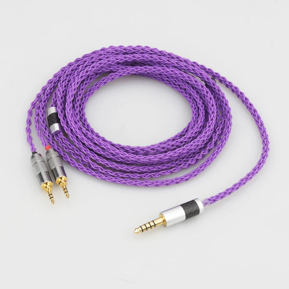 4 4mm Balanced Male to Dual 2 5mm Plug Compatible with Hifiman HE400S HE 400I HE 400i for WM1A NW WM1Z Headphone amp