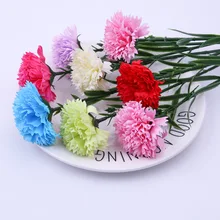 1 шт подарок на день матери День учителя день благодарения карта Гвоздика цветок Моделирование Роза Мыло букет цветов Упаковка