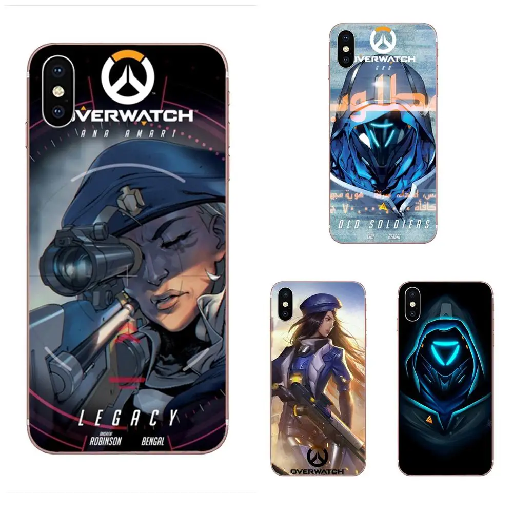 

TPU Protector Game Ow Overwatch Ana For Sony Xperia Z Z1 Z2 Z3 Z4 Z5 compact Mini M2 M4 M5 T3 E3 E5 XA XA1 XZ Premium