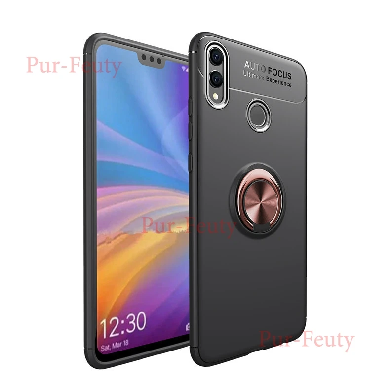 Чехол для huawei Honor 8X JSN-L23 L22, бизнес, с кольцом на палец, с магнитным держателем, задняя крышка для huawei Honor 8X Max ARE-AL00