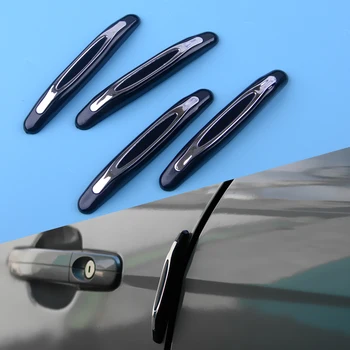 

DWCX 4Pcs Door Edge Guard Scratch Crash Protector Anti-collision Corner Bumper Strips Moulding Decorative Car