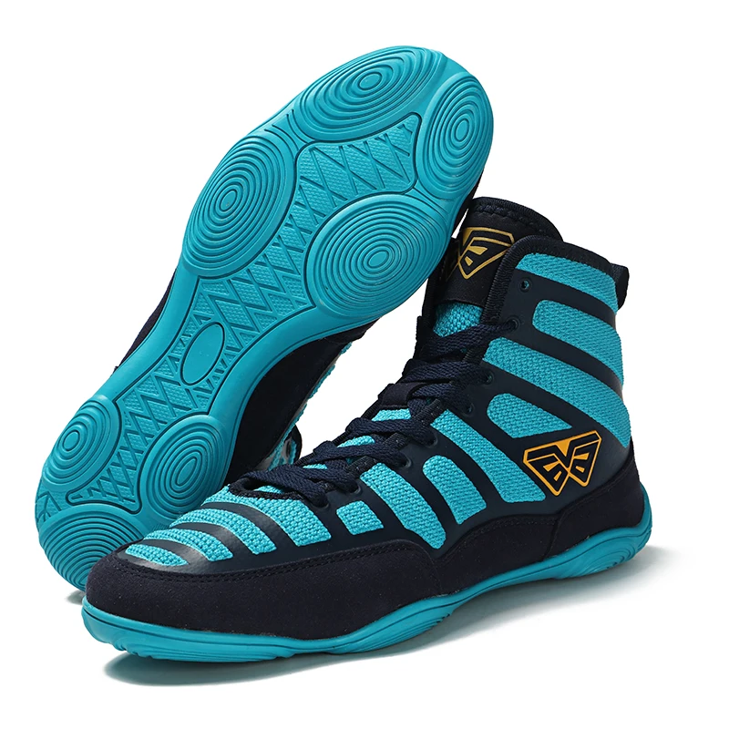 Новинка профессиональная обувь для борьбы черный красный светильник спортивная