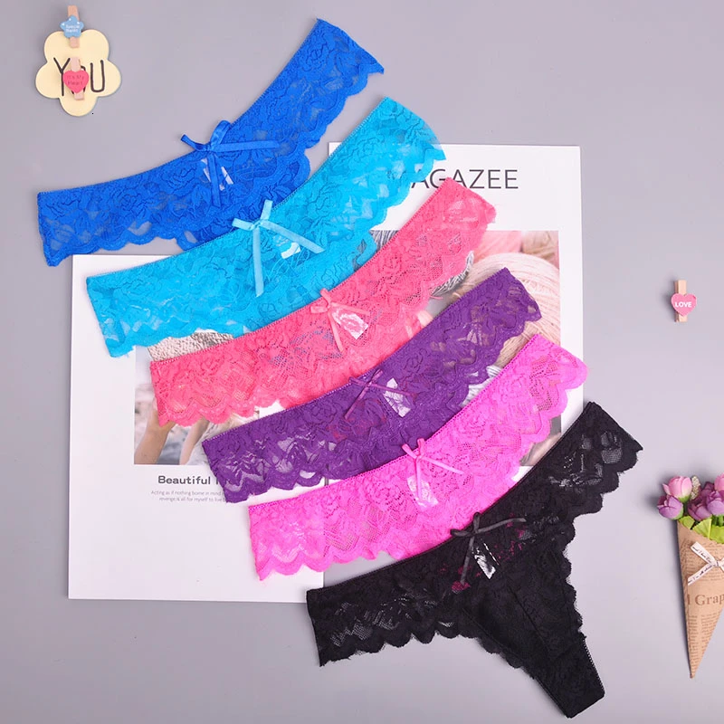 L XL XXL XXXL XXXXXL XXXXXXL один размер регулируемые сексуальные удобные кружевные трусы g стринги Нижнее белье для женщин 1 шт. ac70 - Цвет: 87169random