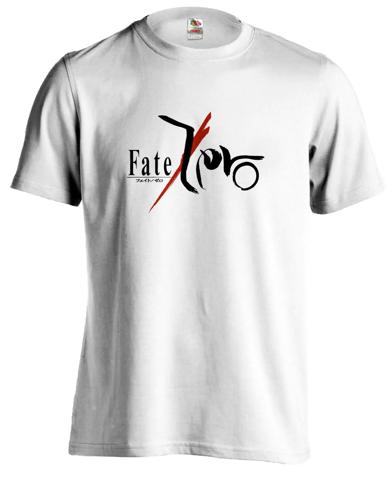Fate Zero Logo Аниме Манга Футболка крутая Повседневная футболка Мужская Унисекс