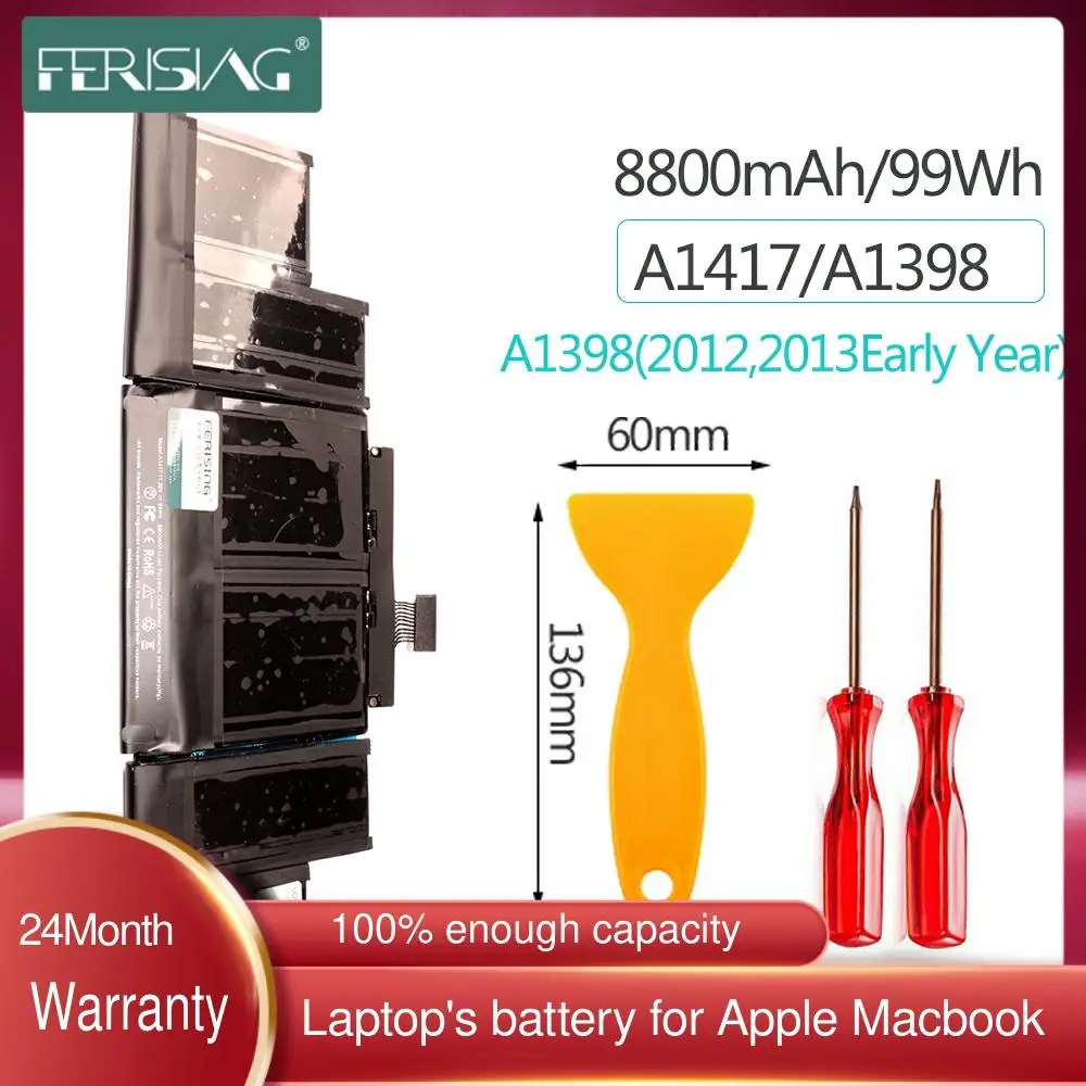 Аккумулятор для ноутбуков Apple MacBook Pro Retina 15 дюймов A1398 Mid 2012 ранние 2013 MD831LL/A MC975LL/A MC976LL/A ME665LL/A|Аккумуляторы
