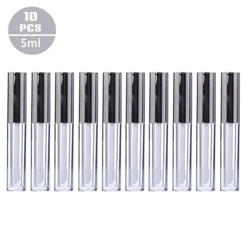 

New arrival 10pcs Mini Transparent Lip Gloss Tubes Lip Balm Jars Lip Glaze Tube Packaging Material DIY Makeup Tools