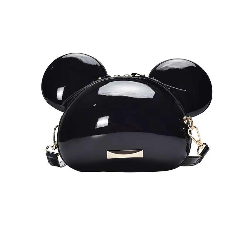 Disney princess Минни женская сумка из ПУ плечевой ремень Диагональная Сумка для девочек Сумка через плечо сумка для девочек Микки Маус - Цвет: 1