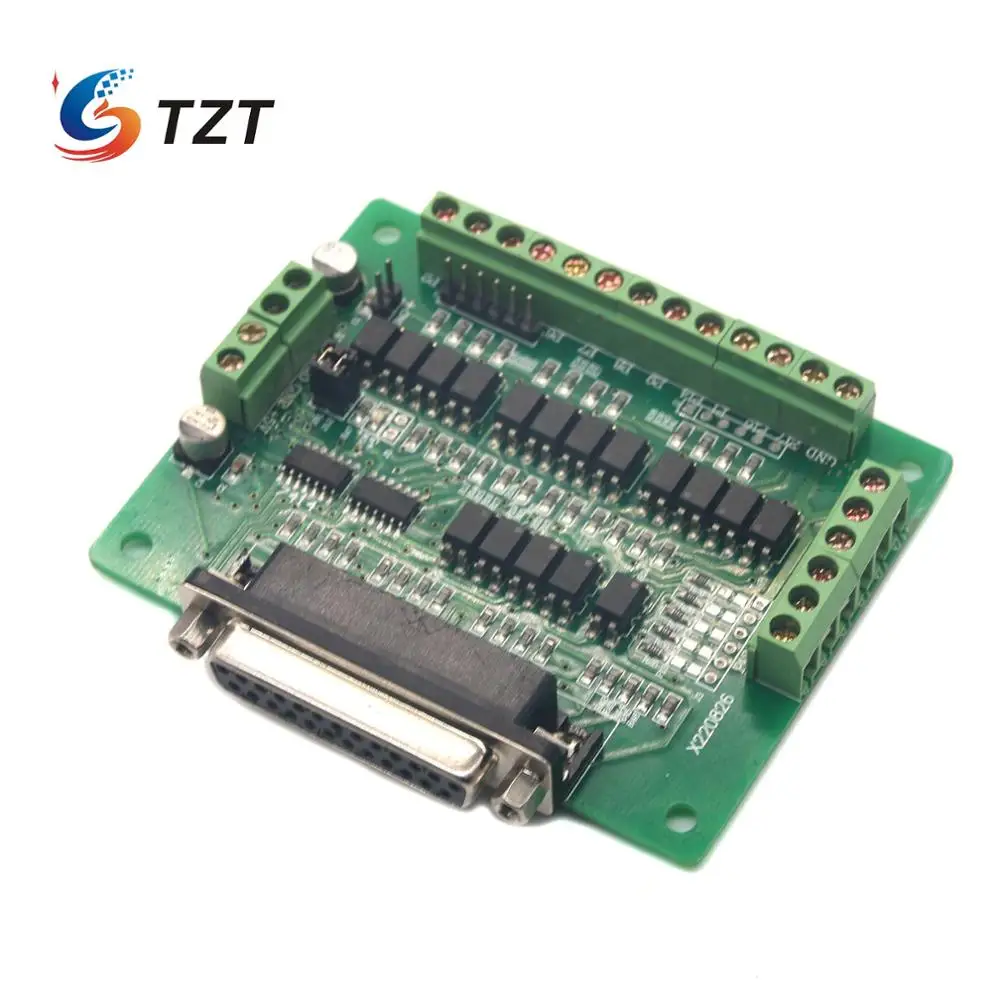 TZT-CNC-6-Axis-DB25-Breakout-Board-Interface-Adapter-for-MACH3-KCAM4 ...