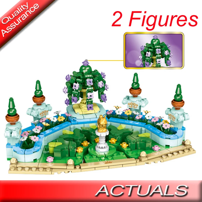 

Compatible All Brand Friends XINGBAO 12022 Castal Peincess Royal Garden Girls MOC Building Blocks 551pcs Bricks Toys Best Gift